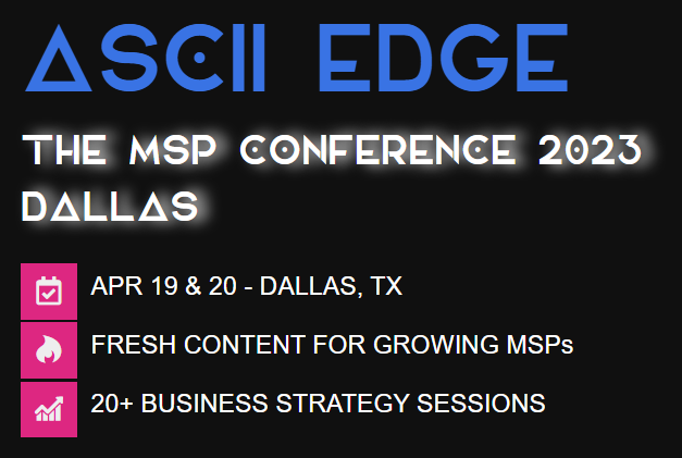 ASCII Edge 2023 Dallas